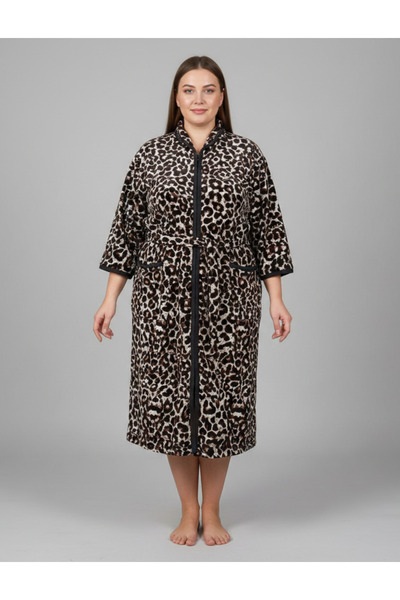 embody Elegant Ladies' Cape in Fine Velvet, Plus Size, pockets and zip, black...