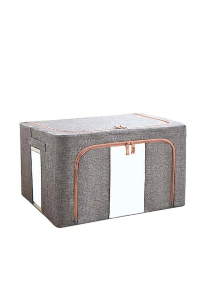 DAMUR Foldable Textile Storage Box with Zipper
