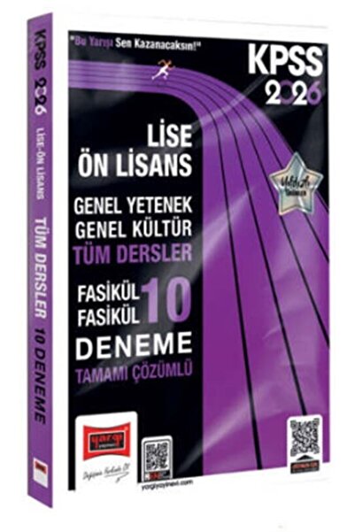Ankara Kitap Merkezi 2026 KPSS GKGY Lise Ön Lisans Tüm Dersler Fasikül Fasikü...
