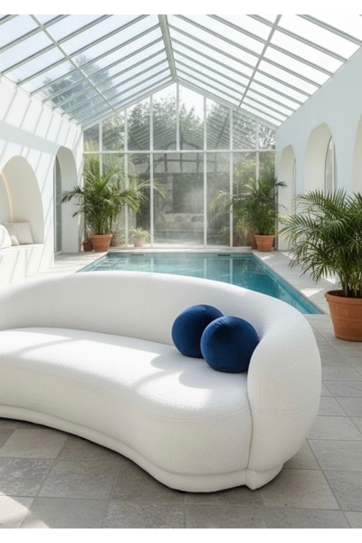 JACA Dekoratif Yastık Top Şeklinde Yastık Seti (2 Adet)