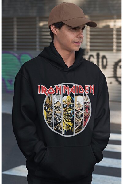 SEVBANO Iron Maiden Ροκ Μέταλ Μουσικό Συγκρότημα με Τυπωμένο Σχέδιο Unisex Ov...