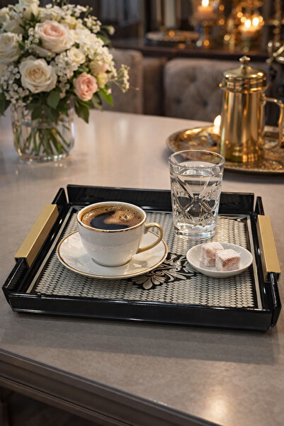 innossa pleksi dekorasyon Honeycomb Patterned Matte Gold Flat Handle Black Pl...