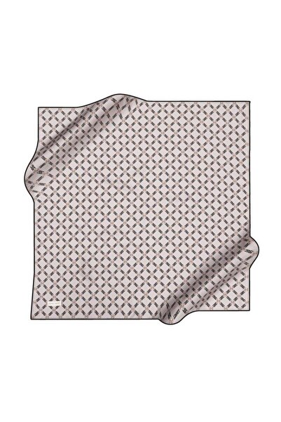 Pierre Cardin وشاح حريري - 8995438-912 وردي ضبابي منسوج