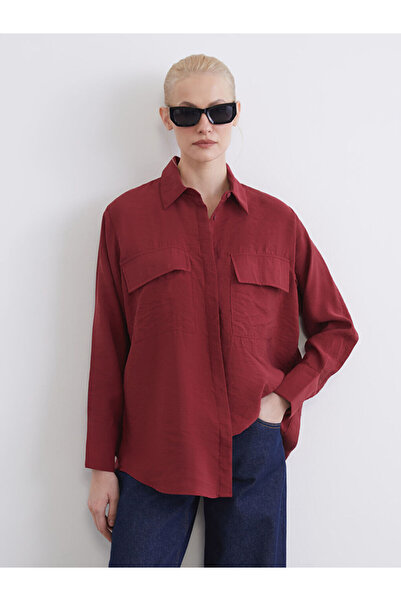 LC Waikiki Sparkling Choices by Shining Store Loose Fit Women's Shirt