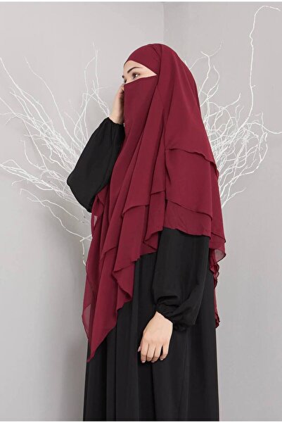 İSTANBULSTYLEMODA Three-Layer Tesettür Chiffon Sufle Shawl