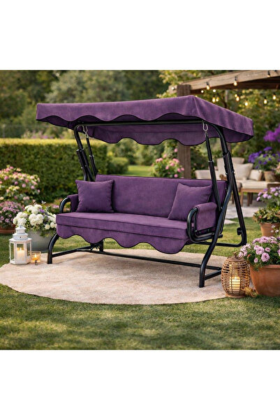 batu tekstil Salıncak Minderi 3 kişilik (Sünger ve tente dahil)