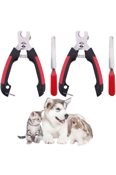 OEM Set de 2 clești de unghii profesionali pentru animale de companie