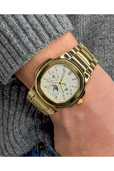 CLUPPOLOON Eşref Tek Model Gold Men's Watch