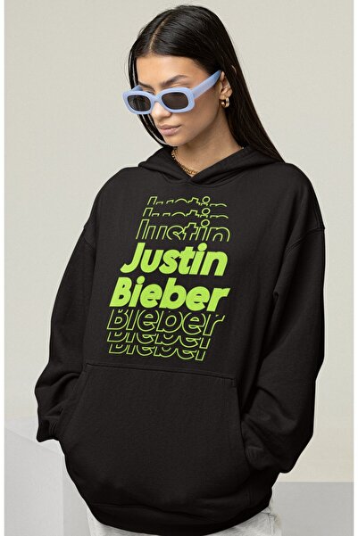 SEVBANO Τζάστιν Μπίμπερ με στάμπα Unisex Oversize Singer Hoodie