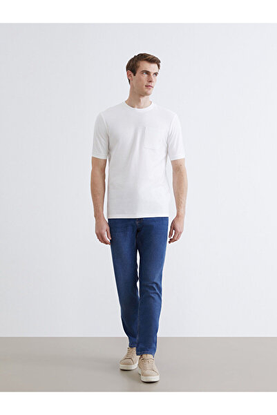 LC Waikiki Ανδρικό τζιν παντελόνι Indigo 779 Regular Fit από το plus-store