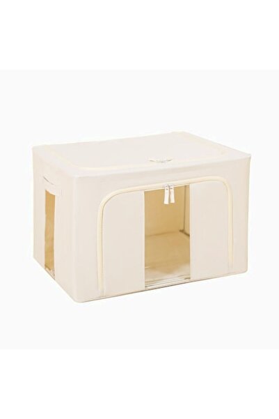 DAMUR Foldable Storage Box with Window and Double Zipper