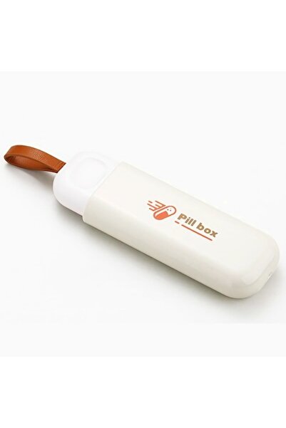 DAMUR Medicine Storage Box, DAMUR, Portable, 3 Compartments, Plastic, White