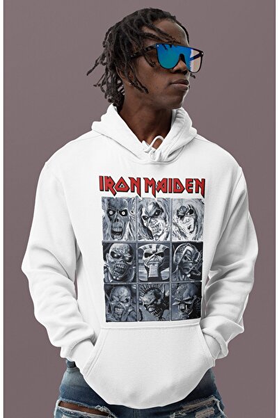 SEVBANO Iron Maiden Ροκ Μέταλ Μουσικό Συγκρότημα με Τυπωμένο Σχέδιο Unisex Ov...