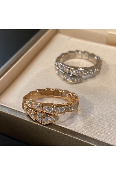 Finery by Nerrs Serpenti Stone Ring Gold (Adjustable According to Finger Size...