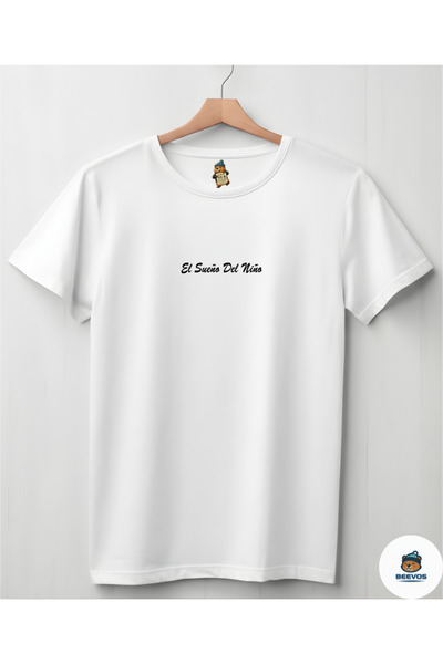 Beevos El Sueno Del Nino Baskılı Premium %80 Pamuk 30/1 Süprem Basic T-shirt ...
