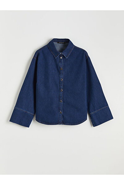 LC Waikiki Indigo Women's Jean Shirt