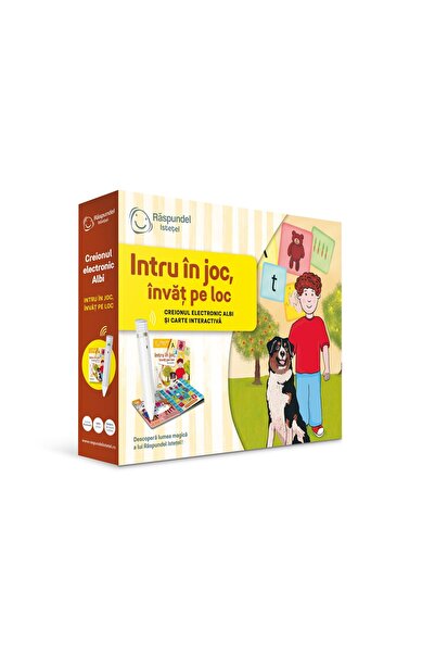 Raspundel Istetel Set - Carte si creion, Intru in joc invat pe loc