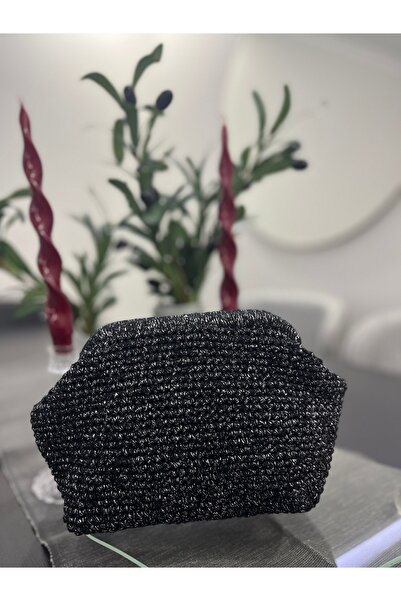 BAGS Siyah simli burslu çanta