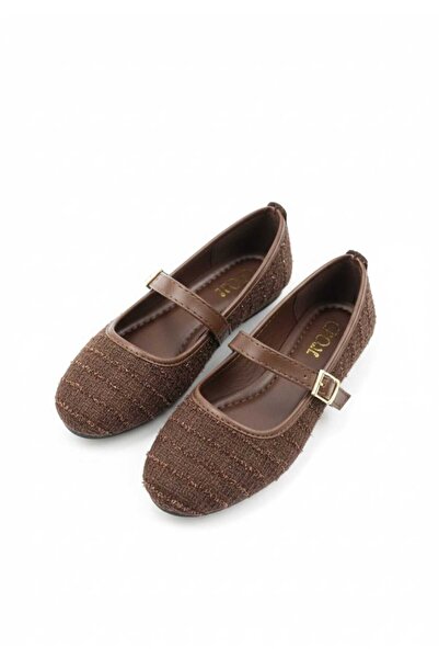 maydos Kadın Tuvit Babet Kemerli Rahat Günlük Ayakkabı