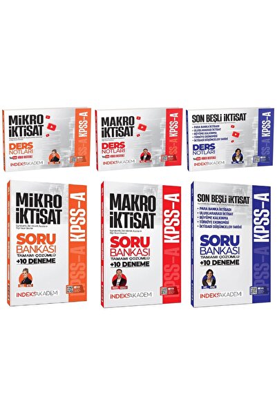 İndeks Akademi 2026 KPSS A Grubu Mikro + Makro + İktisat Son Beşli Video Ders...