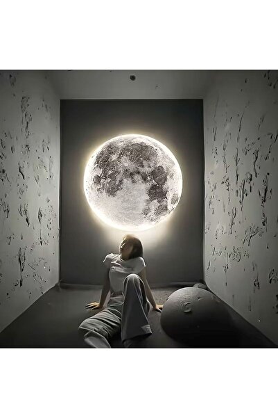 MORESUN USB Güçlü Ay LED 3D Projeksiyon Lambası