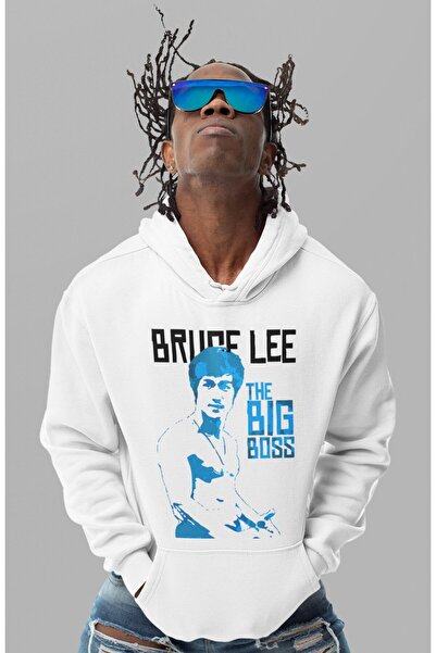 SEVBANO هودي بتصميم بروس لي فوتشيرير مطبوع للجنسين قصة فضفاضة