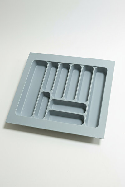 KHAKMA حامل أدوات المائدة القابل للقطع داخل الدرج |   منظم مطبخ بلاستيكي واسع...