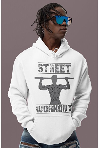 SEVBANO ستريت وورت شو هودي مطبوع للجنسين قصة فضفاضة سبورتسور هودي