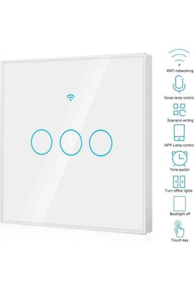DAMUR Smart Touch Switch 3 Channels