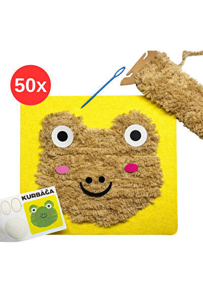 KİDOSE مجموعة تطريز على شكل ضفدع للأطفال |   مجموعة أنشطة رياض الأطفال/الحضانة