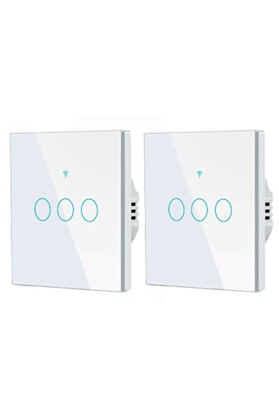 DAMUR Set of 2 Smart Touch Switch 3 Channels