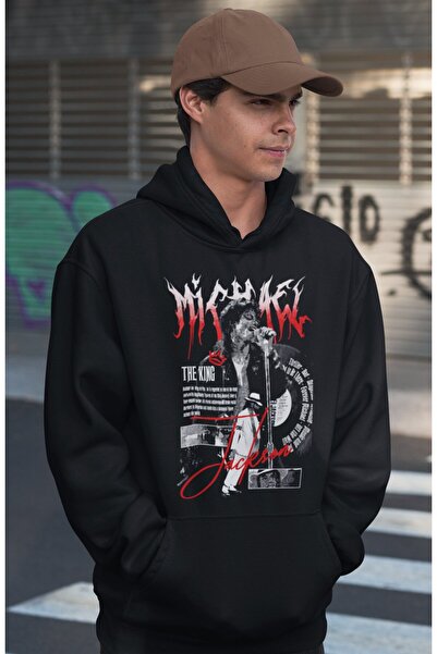 SEVBANO هودي الشاعر الأسطوري مايكل جاكسون ذا كينج مطبوع للجنسين قصة فضفاضة