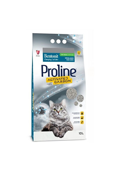 Proline ashwork Proline Aktif Karbonlu Topaklanan Doğal Kedi Kumu 10 Lt 23457