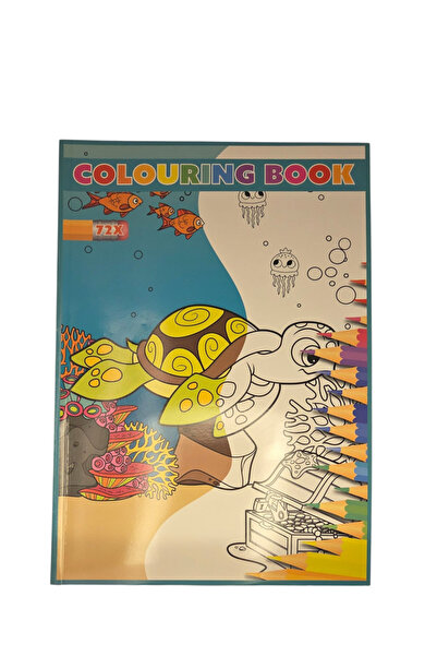 No Label Carte de colorat - Animale marine