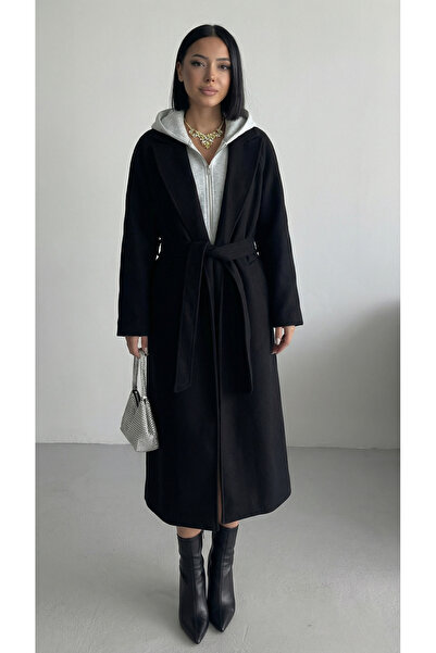 ALFUDO Moda Collection Belted long coat