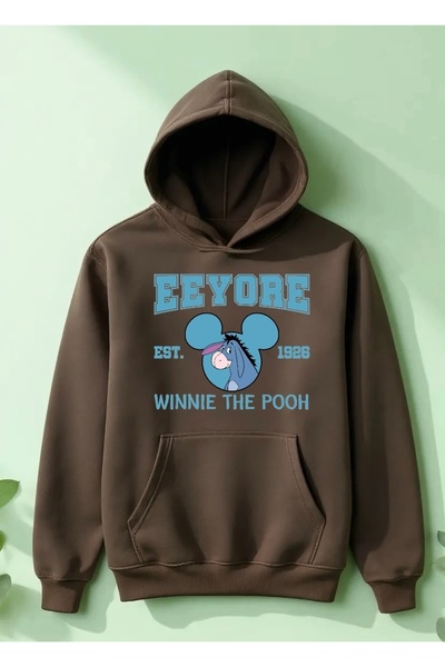 Vordevia Printed Cotton 3 Thread Fleece-Lined O Oversized Sweatshirt