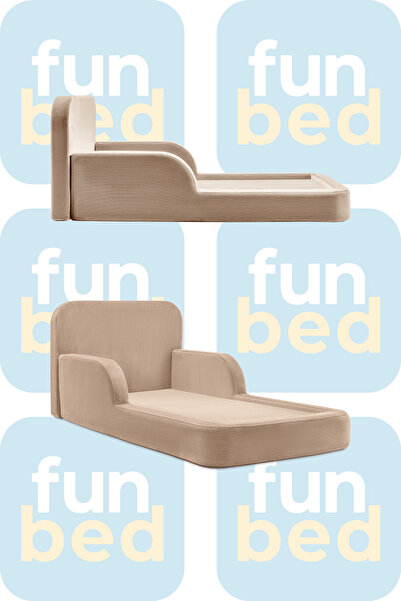 GOOD NİGHT Funbed Katlanır Çocuk Yatağı ve Oyun Alanı | Tamamen Sünger | Tek ...