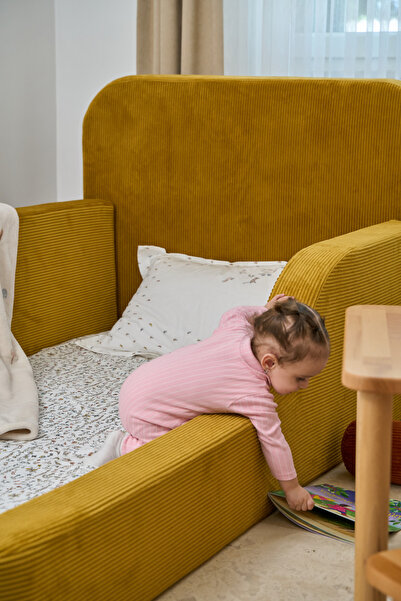 GOOD NİGHT Funbed Katlanır Çocuk Yatağı ve Oyun Alanı | Tamamen Sünger | Tek ...