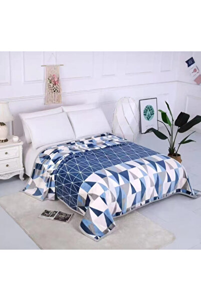 FIONNA.RO Cocolino Blanket Medium Thickness 200x230cm - Abstract Blue