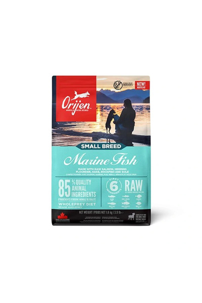 Orijen ashwork Small Breed Marine Fish Deniz Balıklı Küçük Irk Yetişkin Köpek...