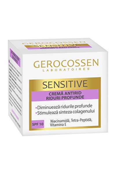 GEROCOSSEN Anti-wrinkle cream for deep wrinkles with SPF 10 Sensitive, 50 ml