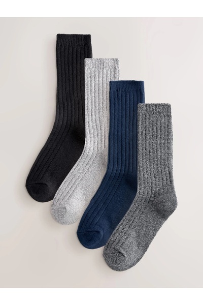 ÇORAPSA Extra Soft Towel Textured Comfort Socks – 4 Pack