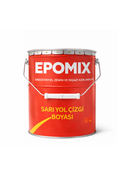 Epomix Yol Çizgi Zemin Boyası 3 kg Sarı (Akrilik bazlı kaliteli)