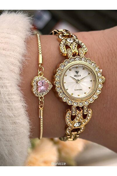 Fiesta في عبوة أنيقة، علبة هدايا لعيد الحب وحفلات الزفاف، سوار فولاذي، قرص أب...