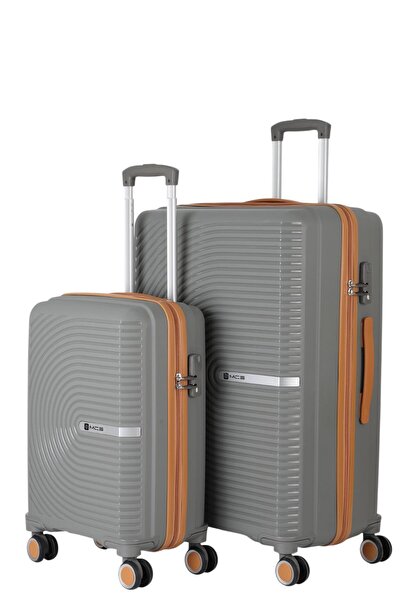 MÇS Polipropilen 2'li Valiz Seti Büyük & Kabin V374