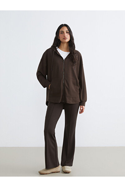 LC Waikiki Özmarka New Season Flared Women's Sweatpants with Stitching Detail