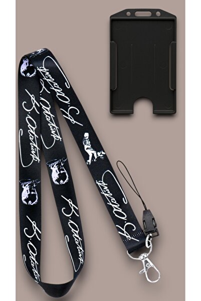 chic crazze حبل تعليق للهاتف على شكل بطاقة تحتوي على ياقة مرتفعة متوسطة الطول...