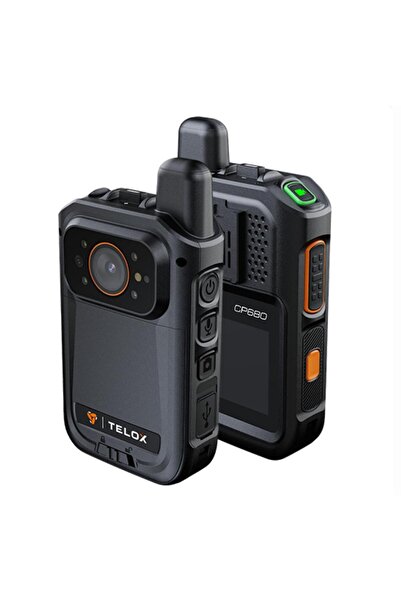 Telox Yaka Kamerası + Devriye Tur Sistemi Bas Konuş (Sim Kartlı)