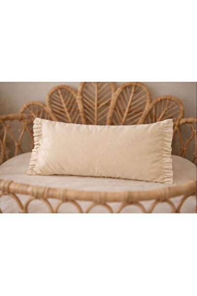 Cherry Bloom Cotton Ruffled Baby Pillow 35 X45