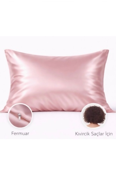 Cherry Bloom Cotton Σατέν Μαξιλαροθήκη Μονότεμαχη 50x70 εκ.